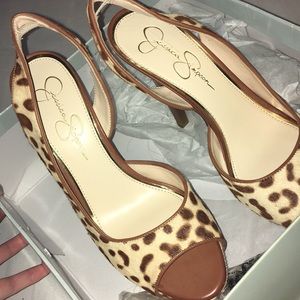 Jessica Simpson Animal print heels